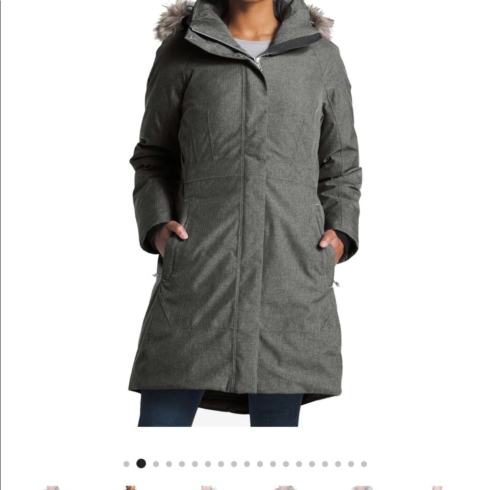 North face arctic parka size small